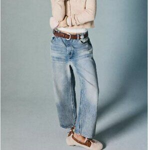 Free People We The Free Deep Trance Dropped Boyfriend Jeans